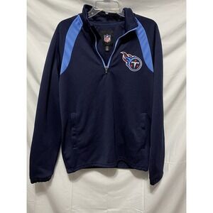 NFL Tennessee Titans Men jacket Small Pullover Swackett Blue Lightweight Logo